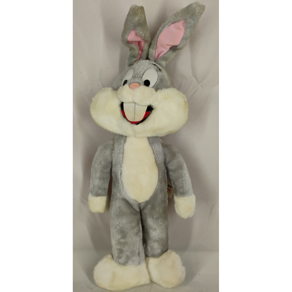 Vintage 1971 Bugs Bunny Plush Warner Bros. Looney Stuffed Toy 19"‎ Mighty Star